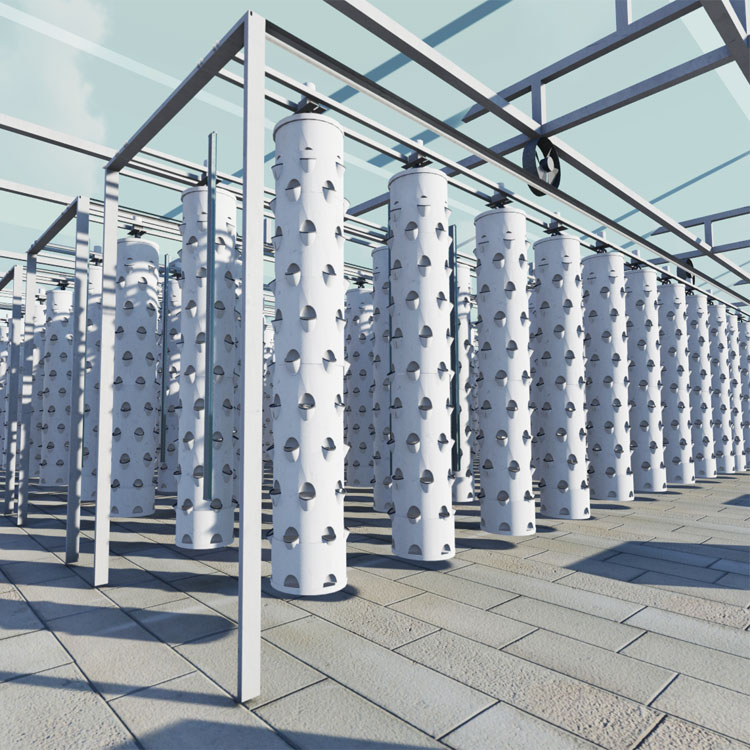 Hydroponic Tower - Coluna suspensa inteligente, torre rotativa hidropônica,