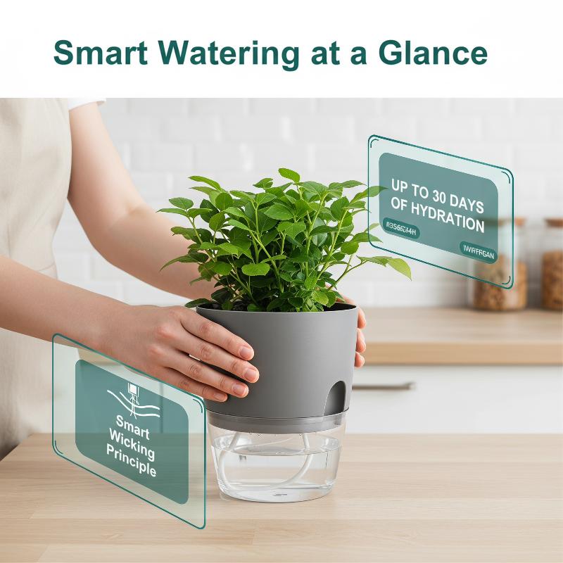 Hydroponic Grow Pod - 1 unidade de vasos de plástico