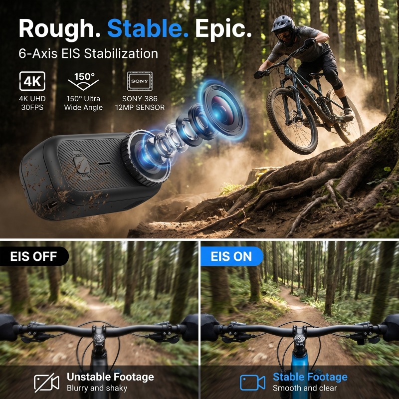 Câmera APEX Action 4K Mini POV - Garden Camera avaliação e preço
