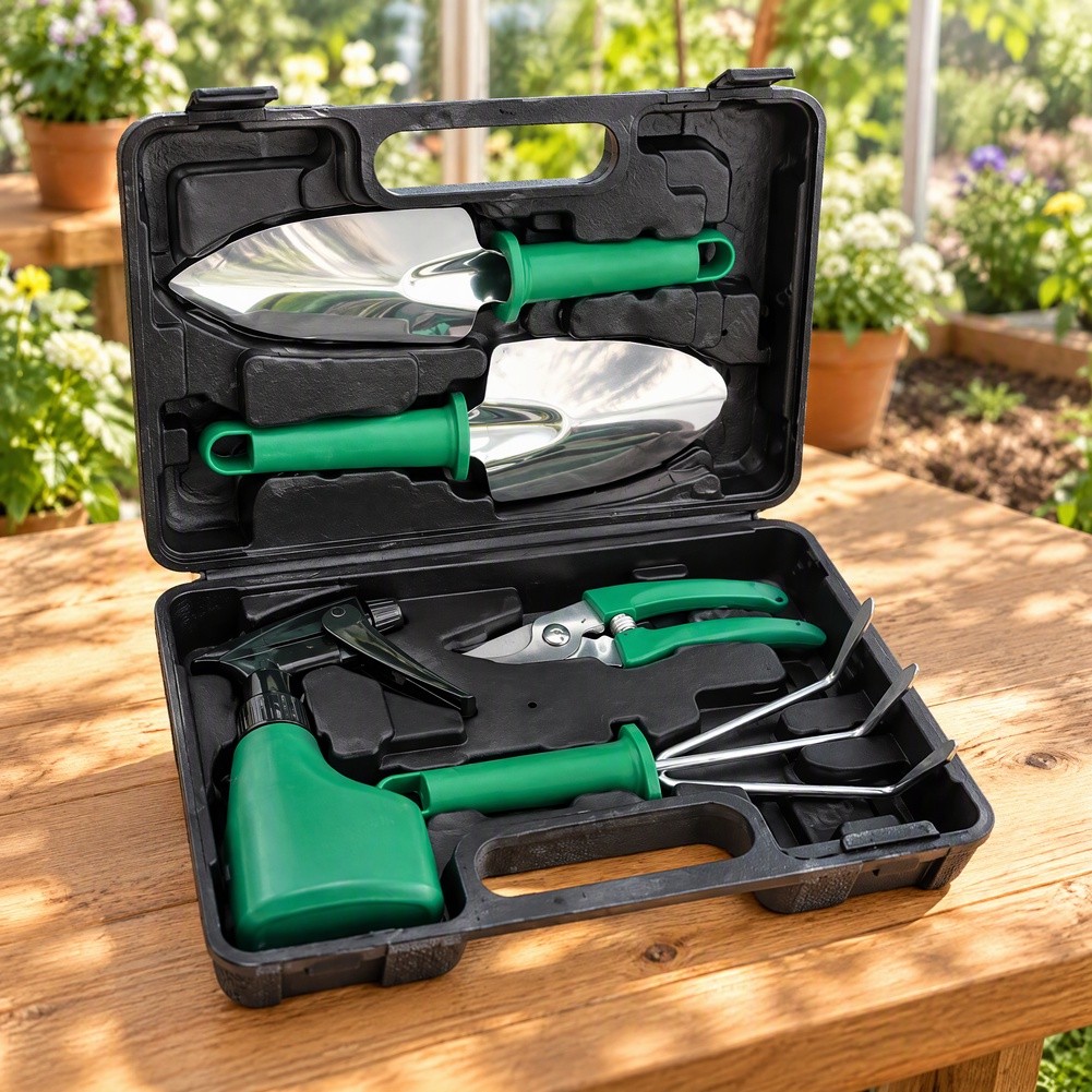 Conjunto de 5 ferramentas de j - Indoor Garden Kit avaliação e preço