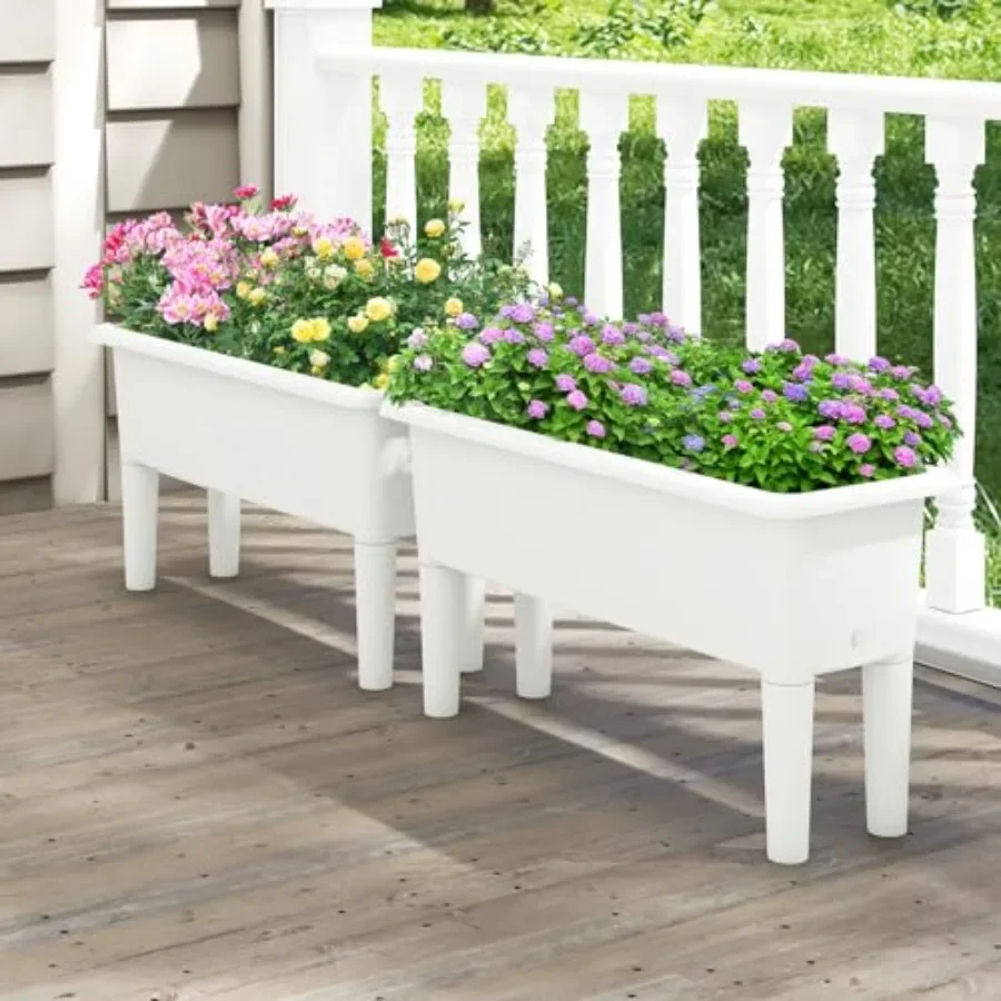 Conjunto de 2 canteiros elevad - Self Watering Planter avaliação e preço
