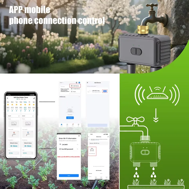 WAP01 Temporizador de Água Int - Smart Garden System avaliação e preço