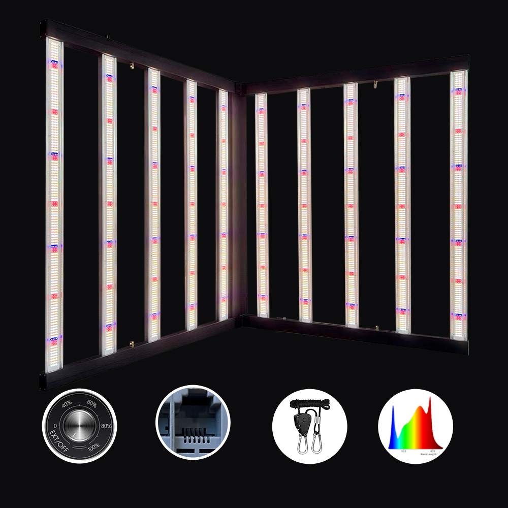 SLTMAKS 8x6FT 4X6FT 1000W Luz  - Grow Light Led avaliação e preço