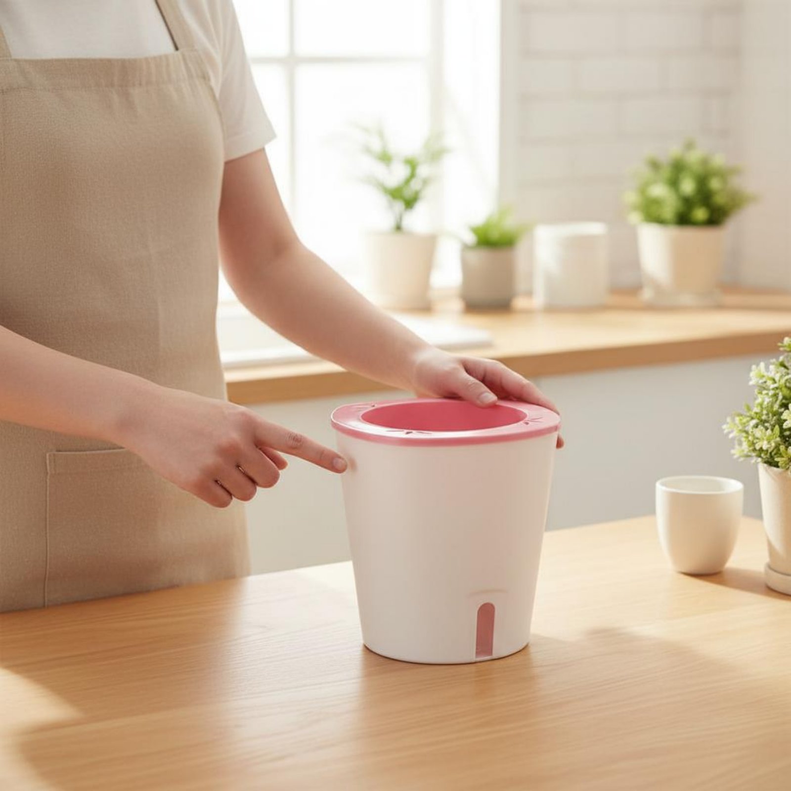 Vaso Autoirrigável Grande com  - Self Watering Planter avaliação e preço
